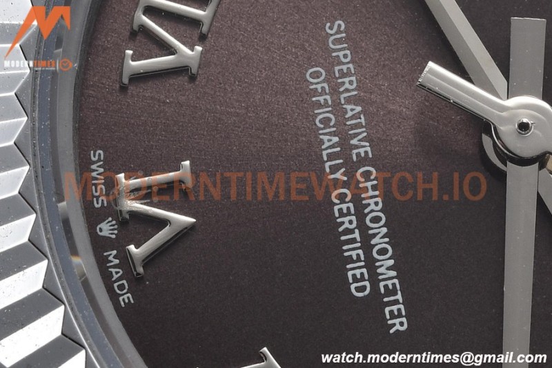 Rolex - Datejust Ladies 278274 31mm Jub Flt SS/SS Grey/Rmn GDF MY8215