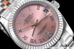 Rolex - Datejust Ladies 278274 31mm Jub Flt SS/SS Pink/Rmn/Dia GDF MY8215