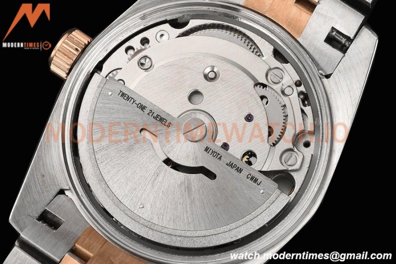 Rolex - Datejust Ladies 278271 31mm Jub Flt RG/SS Purp/Rmn GDF MY8215