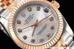 Rolex - Datejust Ladies 278271 31mm Jub Flt RG/SS Silv/Dia GDF MY8215