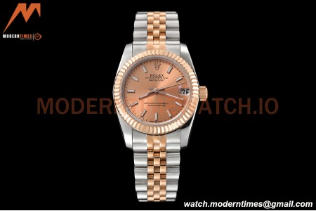 Rolex - Datejust Ladies 278271 31mm Jub Flt RG/SS Champ/Stk GDF MY8215
