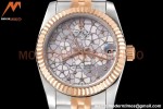 Rolex - Datejust Ladies 278271 31mm Jub Flt RG/SS Silver Floral/Dia GDF MY8215
