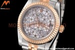 Rolex - Datejust Ladies 278271 31mm Jub Flt RG/SS Silver Floral/Dia GDF MY8215