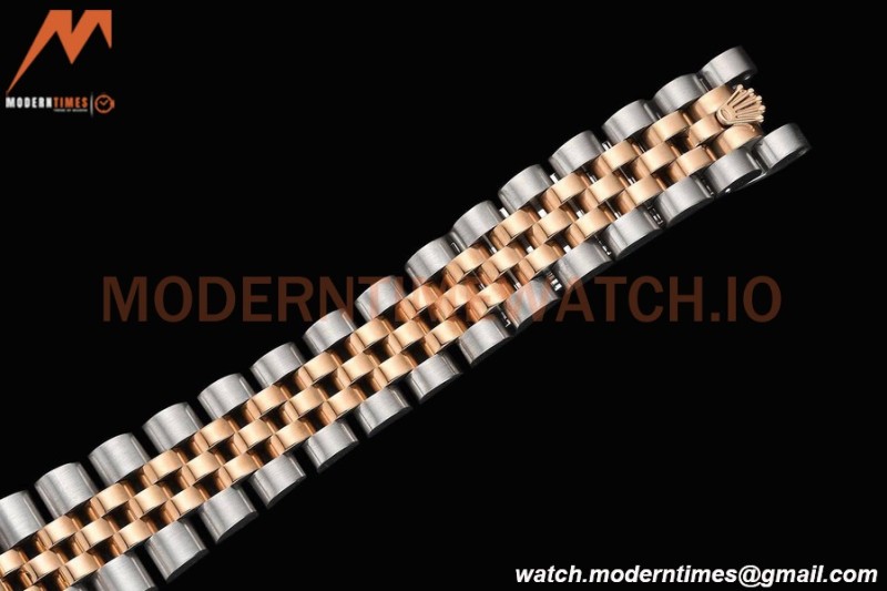 Rolex - Datejust Ladies 278271 31mm Jub Flt RG/SS Silver Floral/Dia GDF MY8215