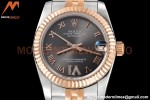 Rolex - Datejust Ladies 278271 31mm Jub Flt RG/SS Grey/Rmn GDF MY8215