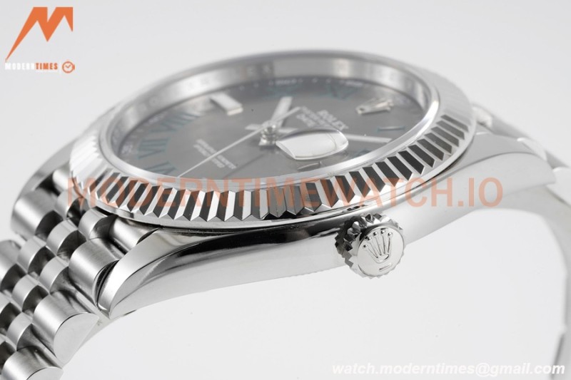 Rolex - Datejust 126334 41mm Wimbledon Jub Flt 904L SS/SS Grey/Rmn ZF A2824