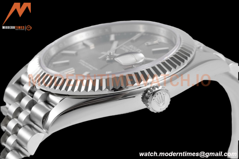 Rolex - Datejust 126334 41mm Jub Flt 904L SS/SS Grey/Stk ZF A2824
