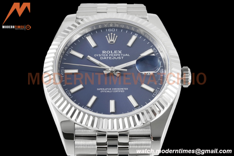 Rolex - Datejust 126334 41mm Jub Flt 904L SS/SS Blue/Stk ZF A2824