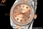 Rolex - Datejust Ladies 278381 31mm Jub Dia RG/SS Champ/Dia GDF MY8215