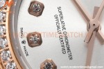 Rolex - Datejust Ladies 278381 31mm Jub Dia RG/SS Silv/Dia GDF MY8215