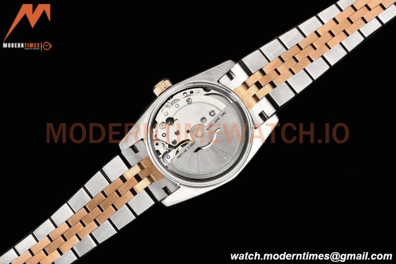 Rolex - Datejust Ladies 278381 31mm Jub Dia RG/SS Grey/Stk GDF MY8215