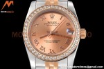 Rolex - Datejust Ladies 278381 31mm Jub Dia RG/SS Champ/Rmn GDF MY8215