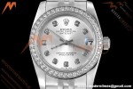 Rolex - Datejust Ladies 278384 31mm Jub Dia SS/SS Silv/Dia GDF MY8215