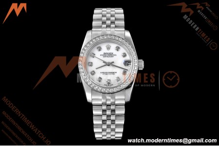 Rolex - Datejust Ladies 278384 31mm Jub Dia SS/SS W-Mop/Dia GDF MY8215