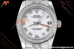 Rolex - Datejust Ladies 278384 31mm Jub Dia SS/SS Wht/Rmn GDF MY8215
