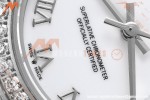 Rolex - Datejust Ladies 278384 31mm Jub Dia SS/SS Wht/Rmn GDF MY8215