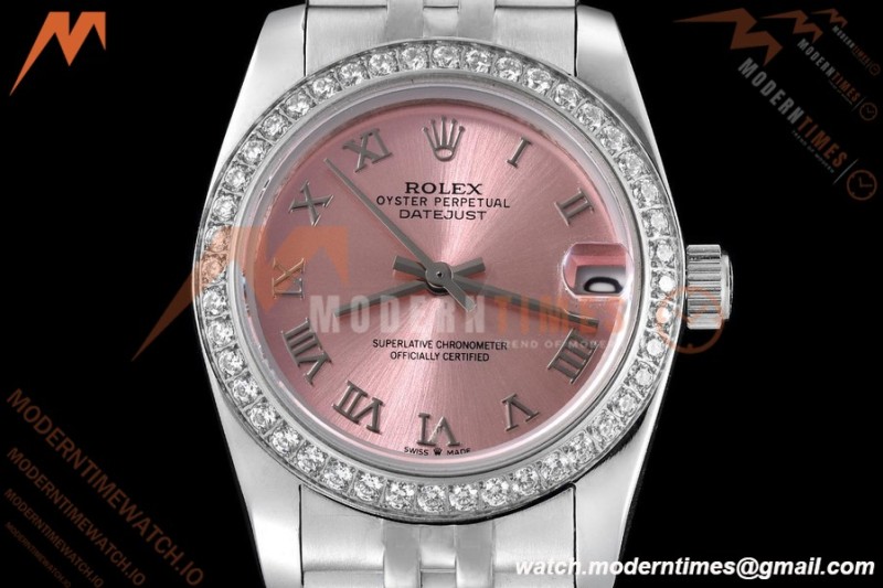 Rolex - Datejust Ladies 278384 31mm Jub Dia SS/SS Pink/Rmn GDF MY8215