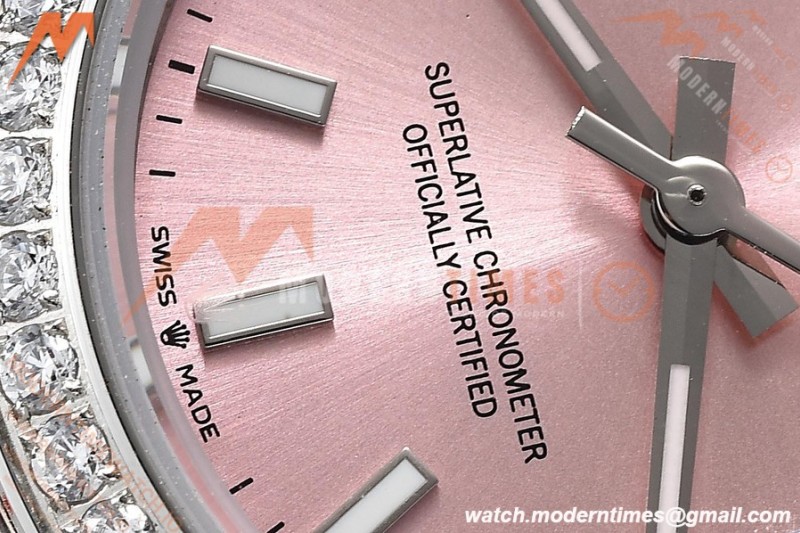Rolex - Datejust Ladies 278384 31mm Jub Dia SS/SS Pink/Stk GDF MY8215