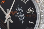 Rolex - Datejust Ladies 278384 31mm Jub Dia SS/SS Blk/Rmn GDF MY8215