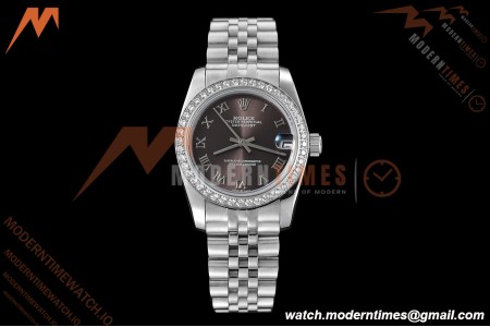 Rolex - Datejust Ladies 278384 31mm Jub Dia SS/SS Gry/Rmn GDF MY8215