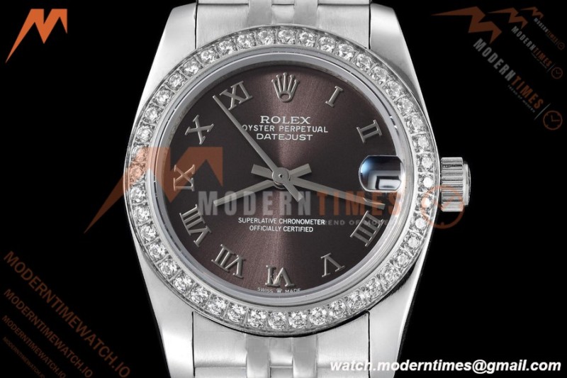 Rolex - Datejust Ladies 278384 31mm Jub Dia SS/SS Gry/Rmn GDF MY8215