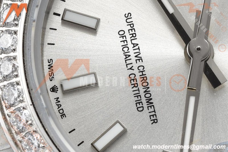 Rolex - Datejust Ladies 278384 31mm Jub Dia SS/SS Silv/Stk GDF MY8215