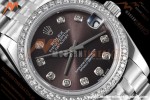 Rolex - Datejust Ladies 278384 31mm Jub Dia SS/SS Gry/Dia GDF MY8215