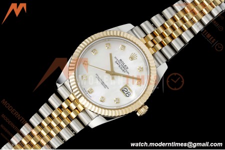 Rolex - DJ2 41mm 126333 Jub Flt Gold Wrapped Gain Weight YG/SS MOP/Dia 3EF V2 VR3235