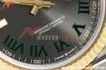 Rolex - DJ2 41mm 126333 Jub Flt Gold Wrapped Gain Weight YG/SS Wimbledon Grey/Rmn 3EF V2 VR3235 | 롤렉스 - DJ2 41mm 126333 주브 플랫 골드 랩드 게인 웨이트 YG/SS 윔블던 그레이/Rmn 3EF V2 VR3235