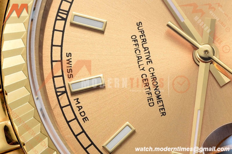Rolex - Datejust 116238 36mm Jub Flt 316L YG/YG Gold/Stk DRF A2824