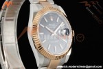 Rolex - Datejust 126331 41mm 904L Gain Weight Oys Flt RG/SS Blk/Stk ARF SH3235