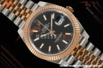 Rolex - Datejust 126331 41mm 904L Gain Weight Jub Flt RG/SS Blk/Stk ARF SH3235
