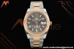 Rolex - Datejust 126331 41mm 904L Gain Weight Oys Flt RG/SS Grey/Stk ARF SH3235 | 롤렉스 - 데이트저스트 126331 41mm 904L 게인 웨이트 주브 플랫 레드/스틸 블랙/스틸 ARF SH3235