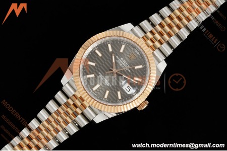 Rolex - Datejust 126331 41mm 904L Gain Weight Jub Flt RG/SS Grey/Stk ARF SH3235