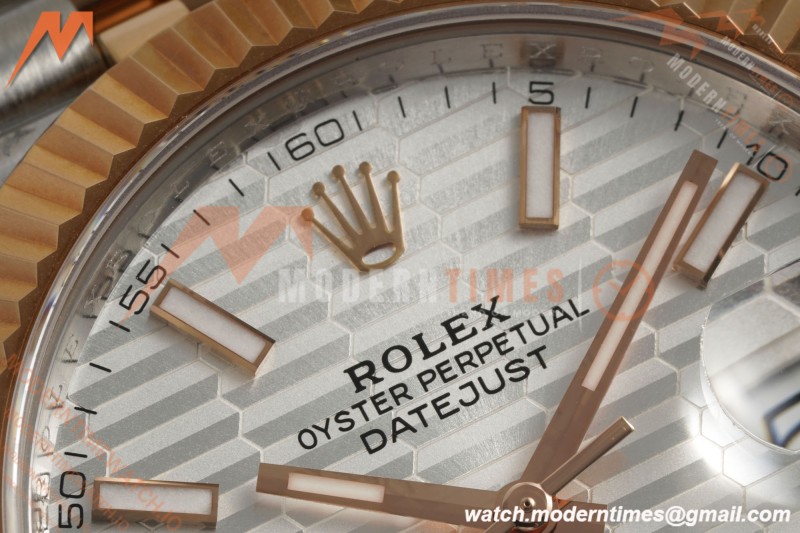 Rolex - Datejust 126331 41mm 904L Gain Weight Jub Flt RG/SS Silv/Stk ARF SH3235 | 롤렉스 - 데이트저스트 126331 41mm 904L 게인 웨이트 주브 플랫 RG/SS 실버/스틸 ARF SH3235