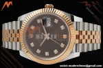 Rolex - Datejust 126331 41mm 904L Gain Weight Jub Flt RG/SS Brn/Dia ARF SH3235