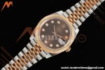Rolex - Datejust 126331 41mm 904L Gain Weight Jub Flt RG/SS Brn/Dia ARF SH3235