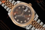 Rolex - Datejust 126331 41mm 904L Gain Weight Jub Flt RG/SS Brn/Dia ARF SH3235