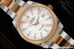 Rolex - Datejust 126331 41mm 904L Gain Weight Oys Flt RG/SS Wht/Stk ARF SH3235 | 롤렉스 - 데이트저스트 126331 41mm 904L 게인 웨이트 오이스터 퍼페츄얼 RG/SS 화이트/스틸 ARF SH3235