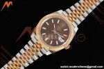 Rolex - Datejust 126331 41mm 904L Gain Weight Jub Flt RG/SS Brn/Stk ARF SH3235