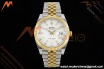 Rolex - Datejust 126333 41mm 904L Gain Weight Jub Flt YG/SS Wht/Stk ARF SH3235