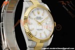 Rolex - Datejust 126333 41mm 904L Gain Weight Oys Flt YG/SS Wht/Stk ARF SH3235