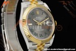 Rolex - Datejust 126333 41mm Wimbledon 904L Gain Weight Jub Flt YG/SS Grey/Rmn ARF SH3235 | 롤렉스 - 데이트저스트 126333 41mm 윔블던 904L 게인 웨이트 주브 플랫 YG/SS 그레이/Rmn ARF SH3235