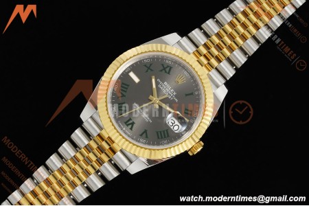 Rolex - Datejust 126333 41mm Wimbledon 904L Gain Weight Jub Flt YG/SS Grey/Rmn ARF SH3235