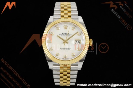 Rolex - Datejust 126333 41mm 904L Gain Weight Jub Flt YG/SS W-Mop/Dia ARF SH3235 | 롤렉스 - 데이트저스트 126333 41mm 904L 게인 웨이트 주브 플랫 YG/SS W-Mop/Dia ARF SH3235