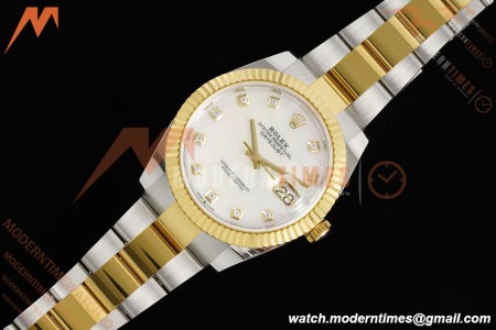 Rolex - Datejust 126333 41mm 904L Gain Weight Oys Flt YG/SS W-Mop/Dia ARF SH3235 | 롤렉스 - 데이트저스트 126333 41mm 904L 게인 웨이트 오이즈 플랫 YG/SS W-Mop/Dia ARF SH3235