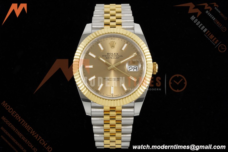 Rolex - Datejust 126333 41mm 904L Gain Weight Jub Flt YG/SS Gold/Stk ARF SH3235 | 롤렉스 - 데이트저스트 126333 41mm 904L 게인 웨이트 주브 플랫 YG/SS 골드/스틸 ARF SH3235