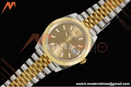 Rolex - Datejust 126333 41mm 904L Gain Weight Jub Flt YG/SS Gold/Stk ARF SH3235
