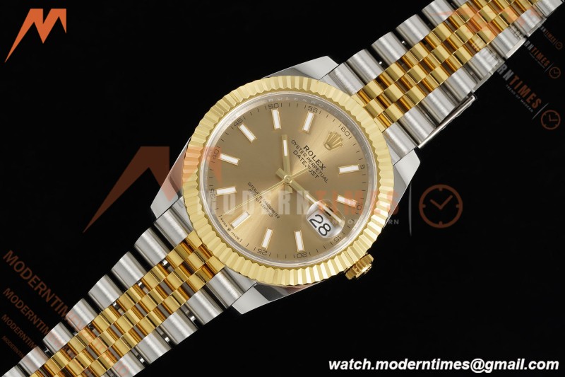 Rolex - Datejust 126333 41mm 904L Gain Weight Jub Flt YG/SS Gold/Stk ARF SH3235 | 롤렉스 - 데이트저스트 126333 41mm 904L 게인 웨이트 주브 플랫 YG/SS 골드/스틸 ARF SH3235