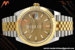Rolex - Datejust 126333 41mm 904L Gain Weight Jub Flt YG/SS G-Wave/Stk ARF SH3235 | 롤렉스 - 데이트저스트 126333 41mm 904L 게인 웨이트 주브 플랫 YG/SS G-웨이브/Stk ARF SH3235